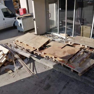 Before Warehouse Rubbish