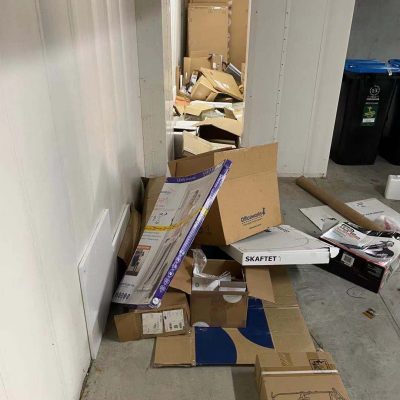 Before Cardboard Removals