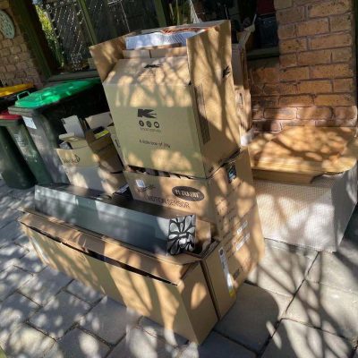 Before Cardboard Removals