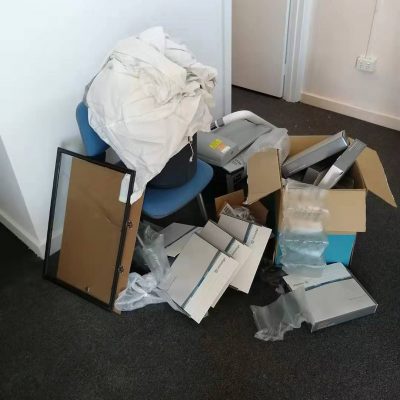 Before Cardboard Removals