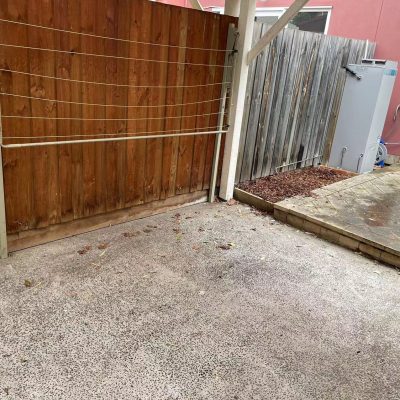 After Backyard Rubbish Collection 