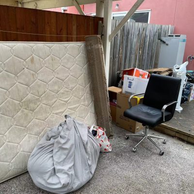 Before Backyard Rubbish Collection