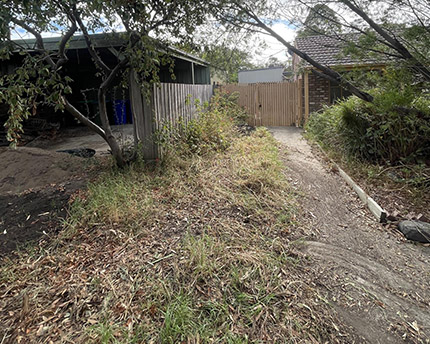 After Green Waste Removal 