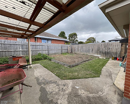 After Backyard Rubbish Collection 