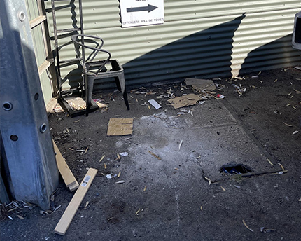 After Commercial Rubbish 
