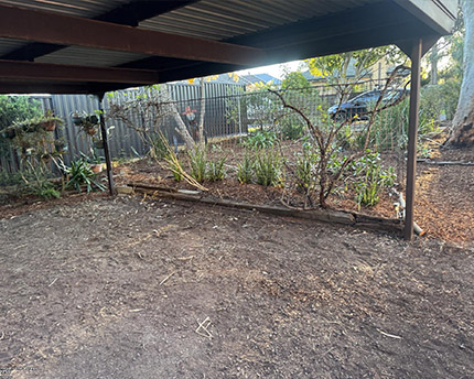 After Backyard Rubbish Collection 