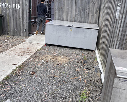 After Restaurant Rubbish 