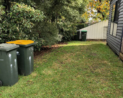After Backyard Rubbish Collection 