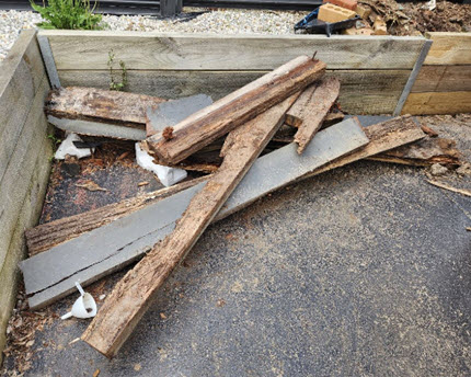 Before Backyard Rubbish Collection