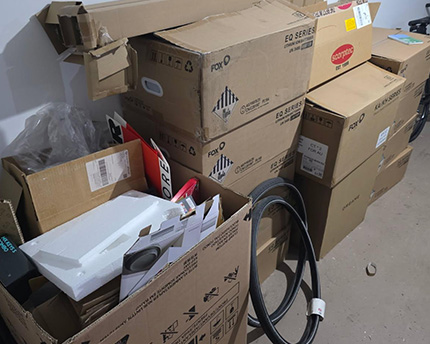 Before Cardboard Removals