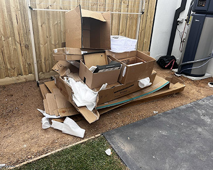 Before Cardboard Removals