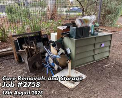 Before Backyard Rubbish Collection