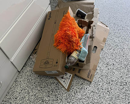 Before Backyard Rubbish Collection