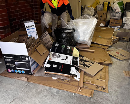Before Cardboard Removals
