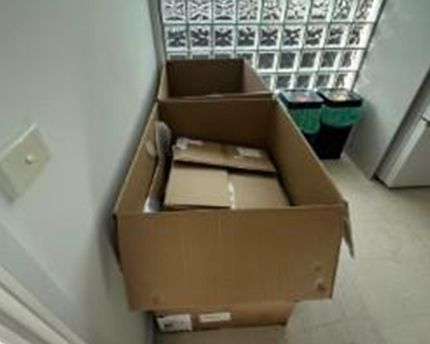 Before Cardboard Removals