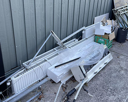 Before Backyard Rubbish Collection