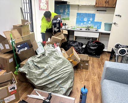 Before Cardboard Removals