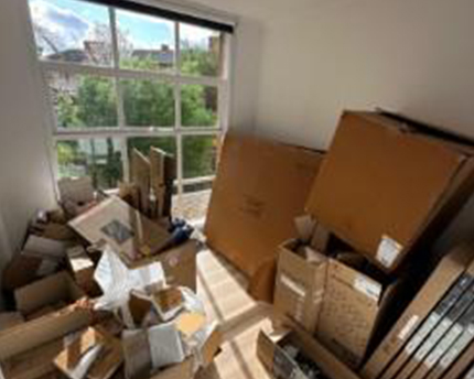 Before Cardboard Removals