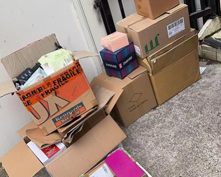 After Cardboard Removals 