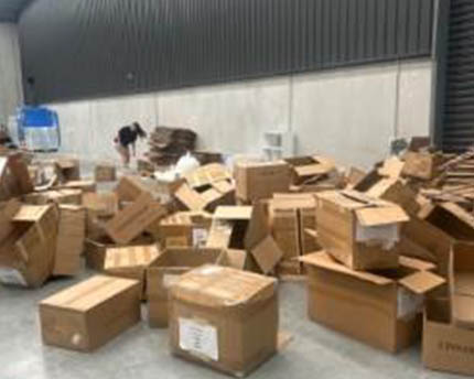 Before Cardboard Removals