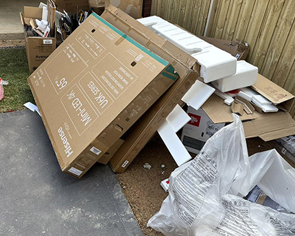 Before Cardboard Removals
