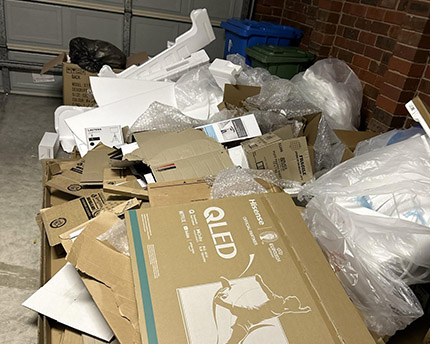 Before Cardboard Removals