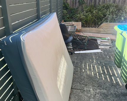 Before Backyard Rubbish Collection
