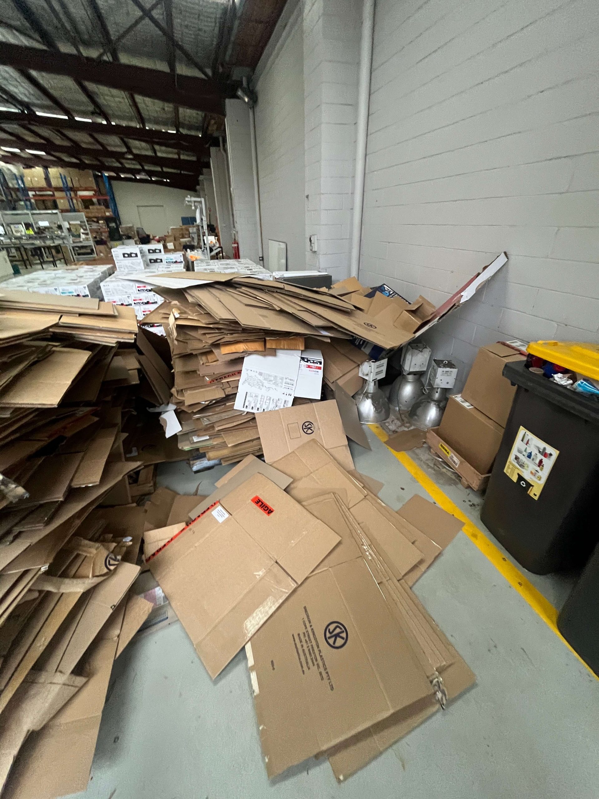 Before Warehouse Rubbish