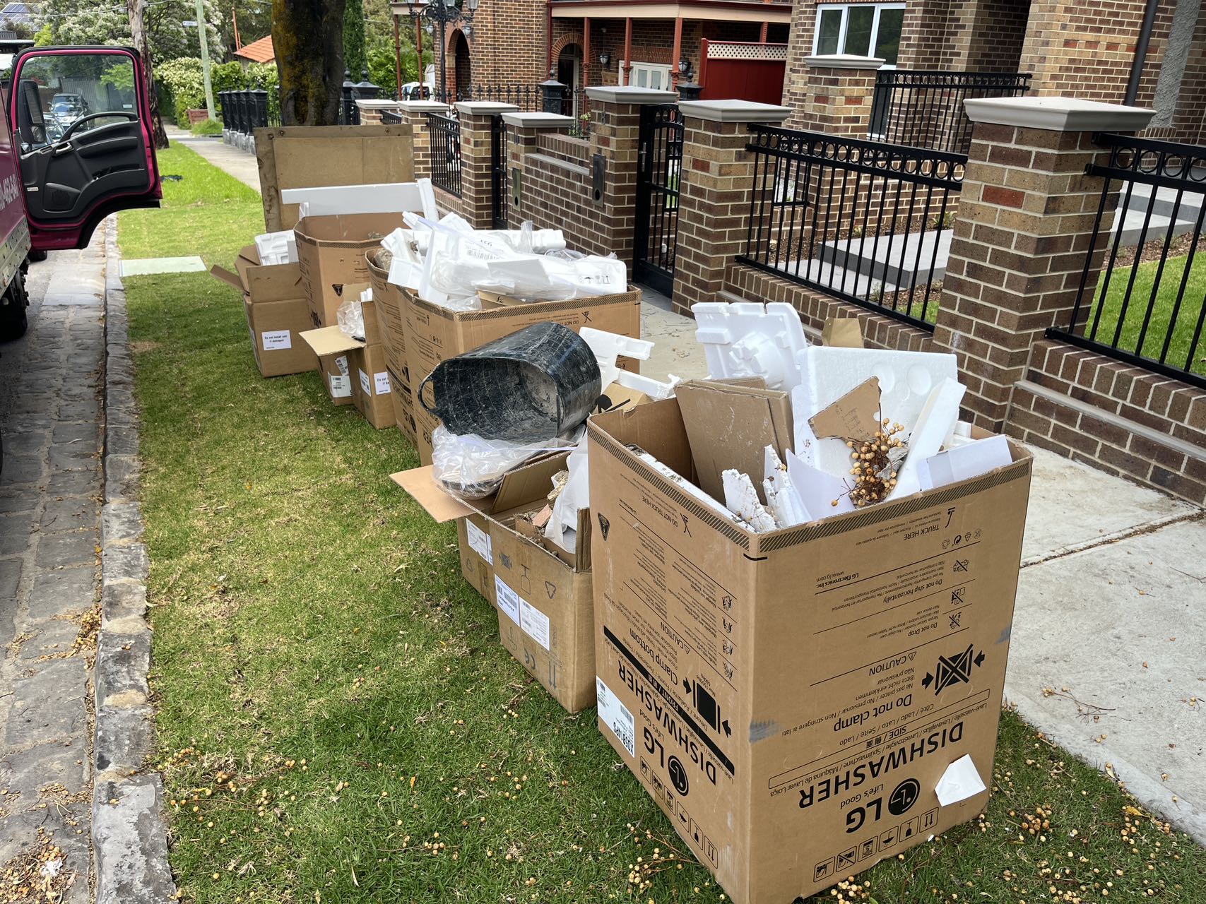 Before Cardboard Removals